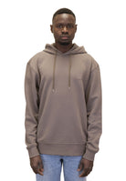 FELPE CON CAPPUCCIO Marrone Woc