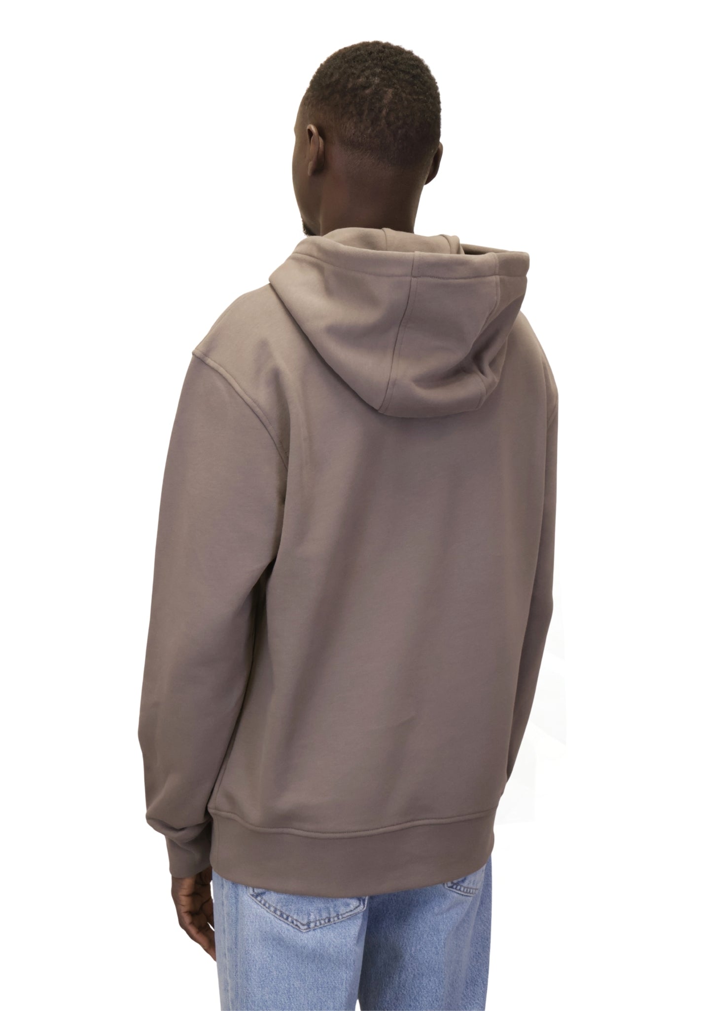 FELPE CON CAPPUCCIO Marrone Woc