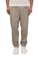 PANTALONI CON COULISSE Beige White Sand