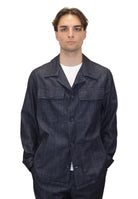 OVERSHIRT Blu White Sand