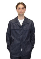 OVERSHIRT Blu White Sand