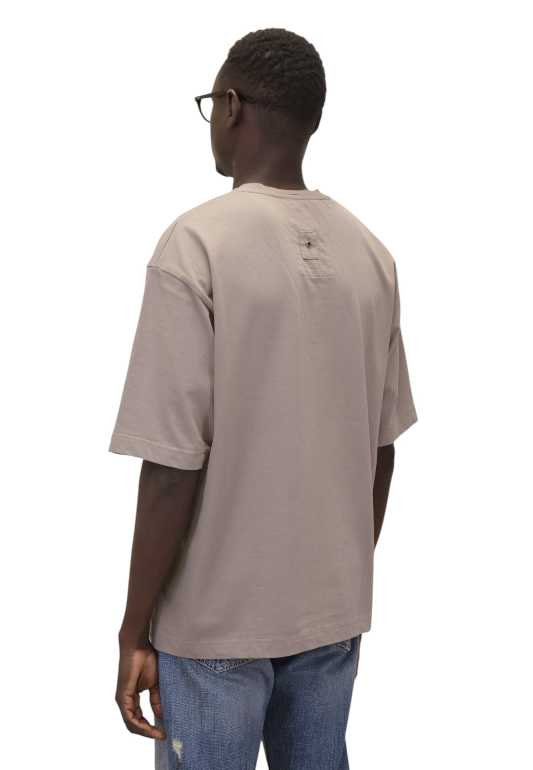 T-SHIRT Grigio White Sand