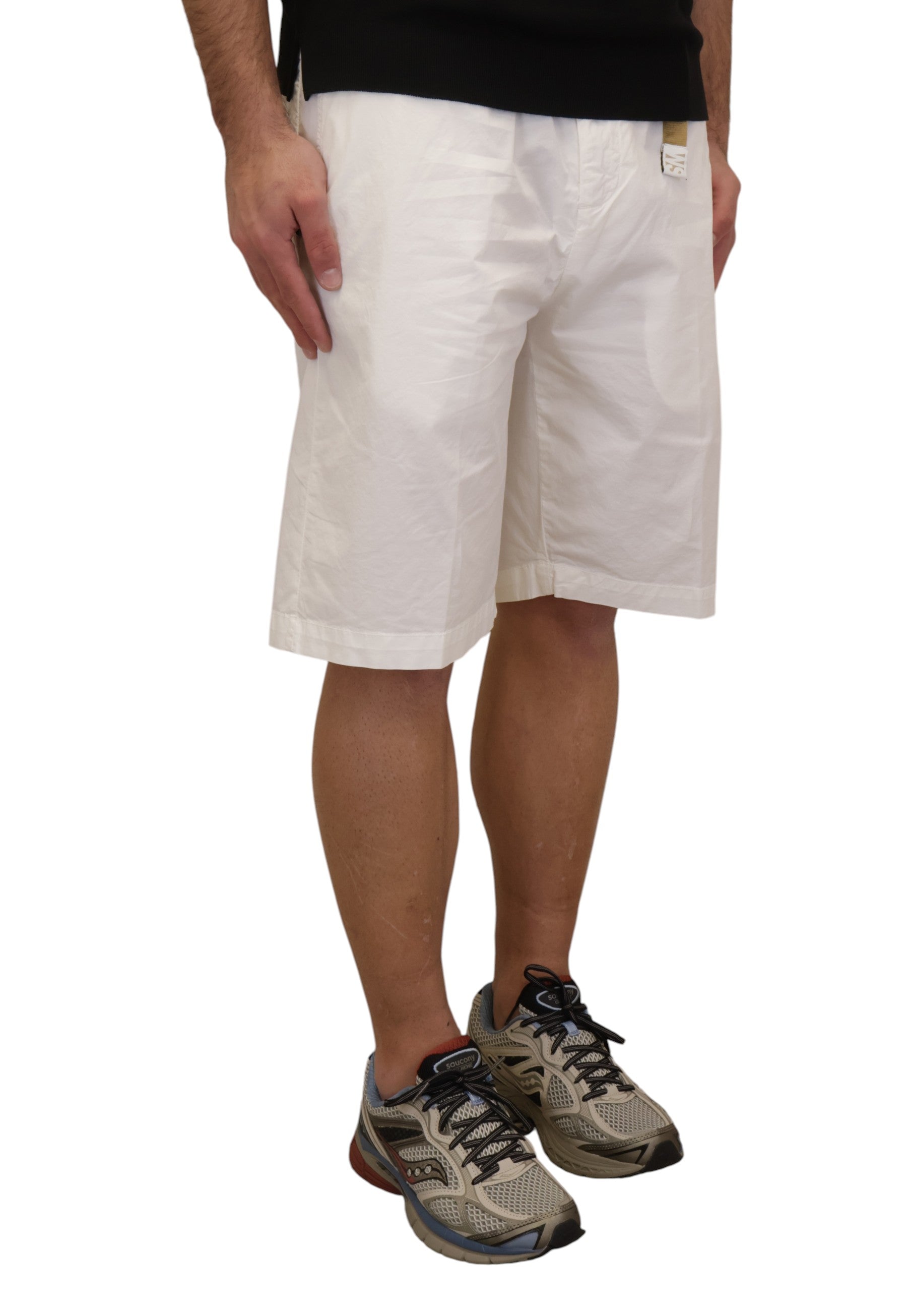 BERMUDA TASCA A FILO Bianco White Sand