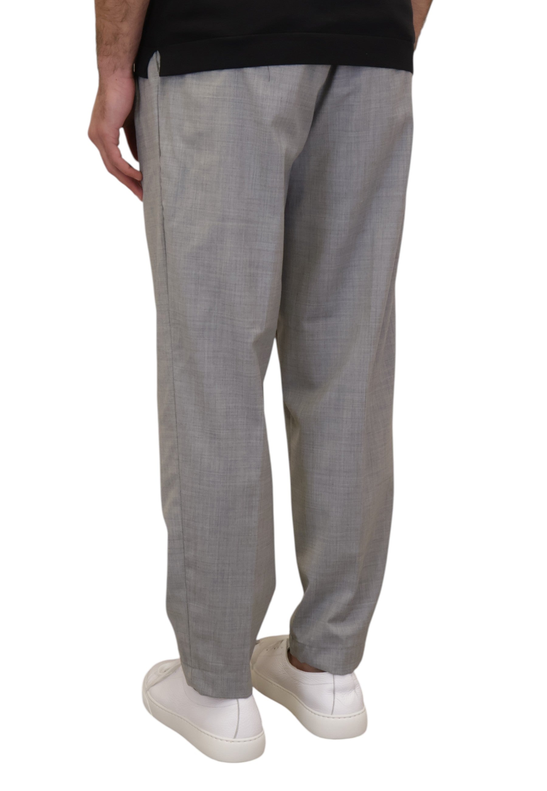 PANTALONI CON COULISSE Grigio White Sand