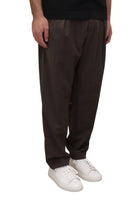 PANTALONI CON COULISSE Marrone White Sand