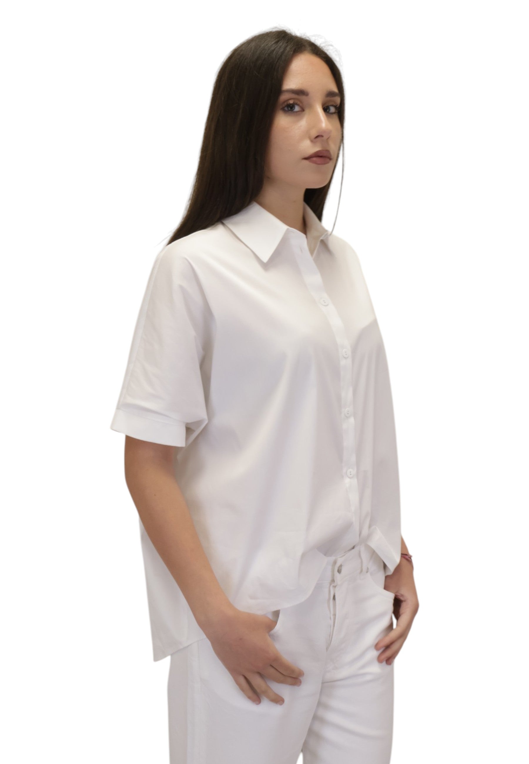 CAMICIE MANICA CORTA Bianco Maxmara Beachwear