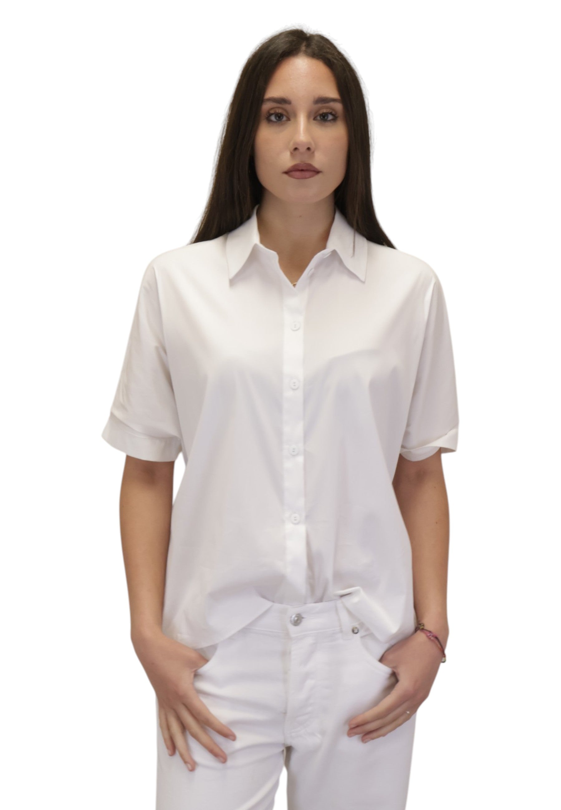 CAMICIE MANICA CORTA Bianco Maxmara Beachwear