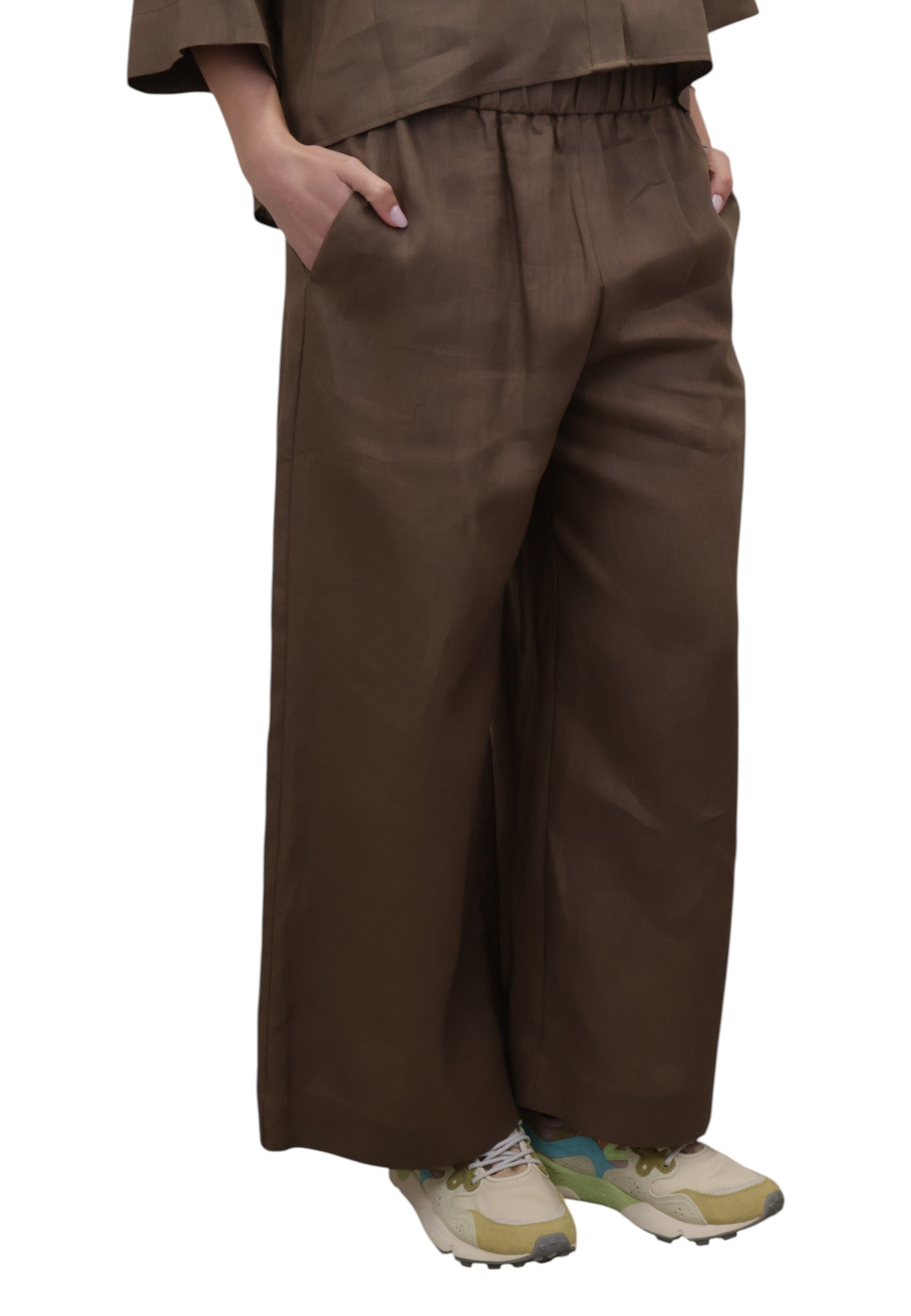 PANTALONI Marrone Mm 2