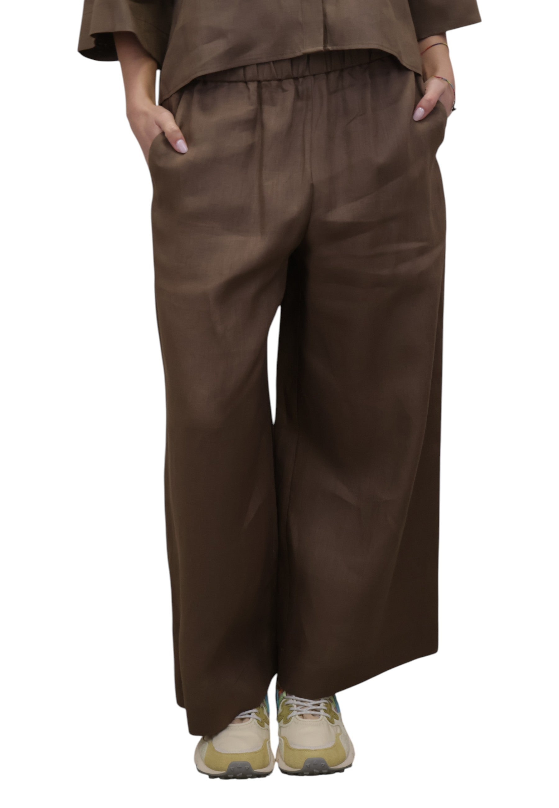 PANTALONI Marrone Mm 2