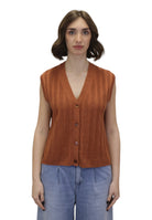 GILET Marrone Mm 2