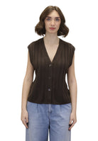 GILET Marrone Mm 2