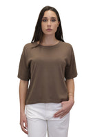 MAGLIE A GIROCOLLO Marrone Mm 2