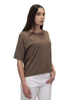 MAGLIE A GIROCOLLO Marrone Mm 2