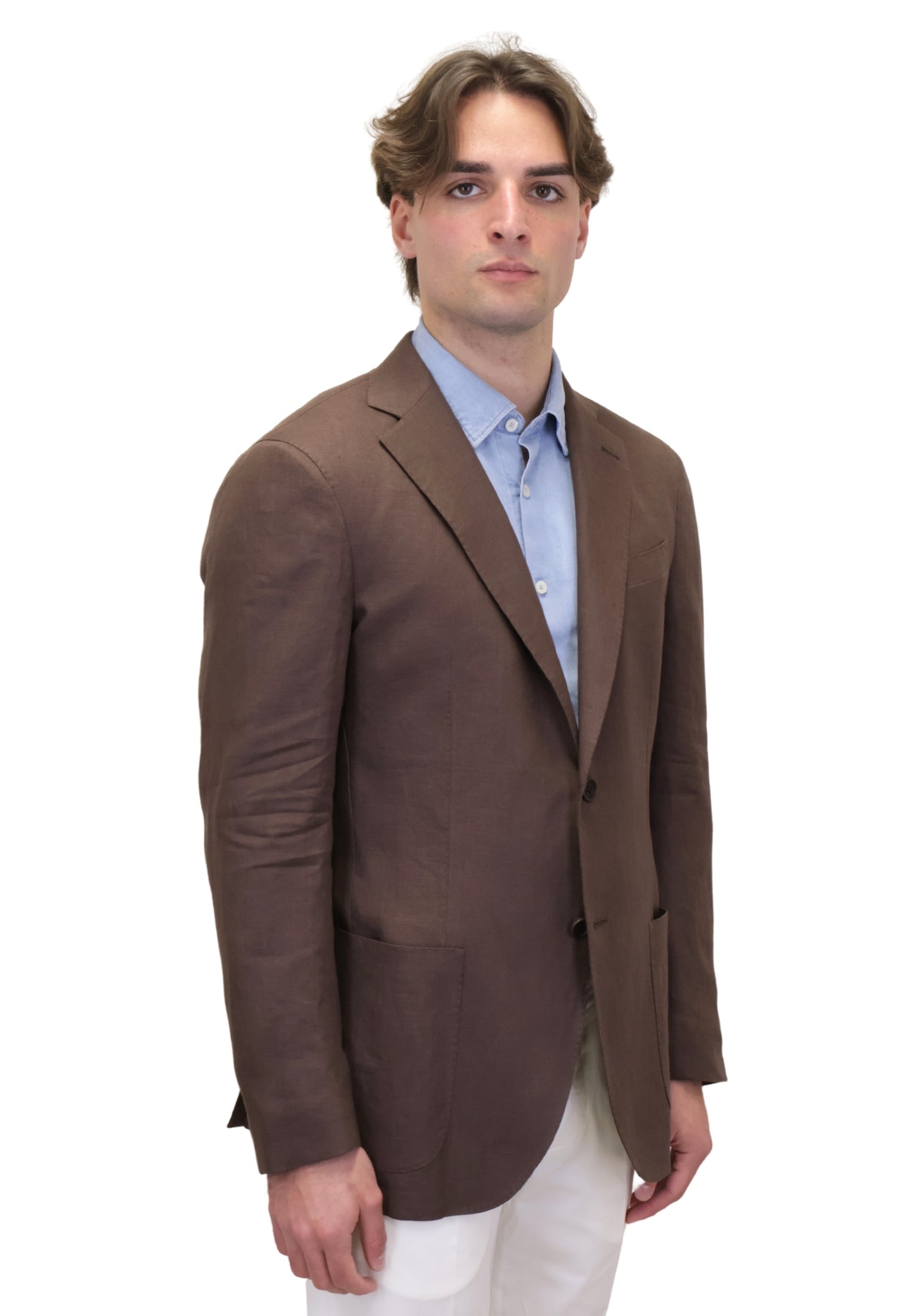 BLAZER MONOPETTO Marrone Bagnoli