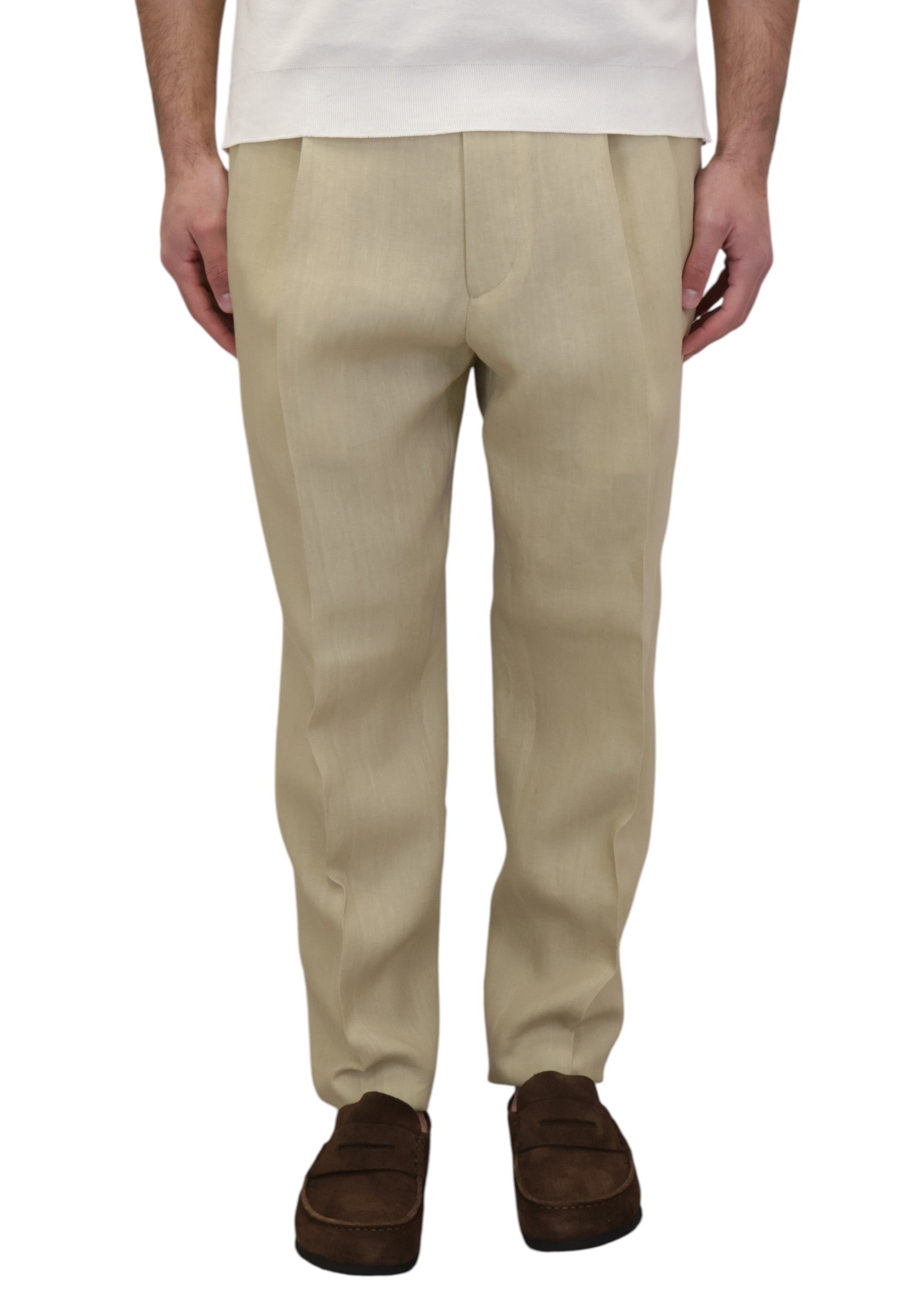 PANTALONI CON COULISSE Beige Be.able