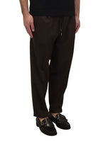PANTALONI CON COULISSE Marrone Be.able