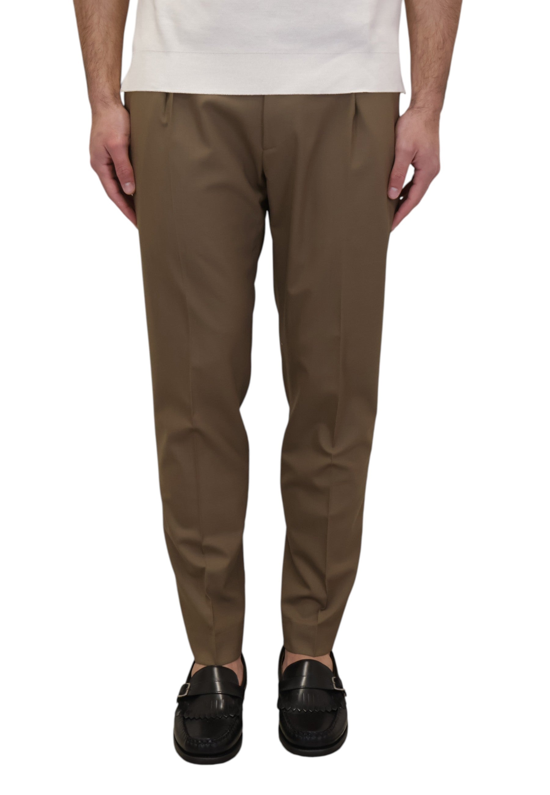 PANTALONI CON COULISSE Marrone Be.able