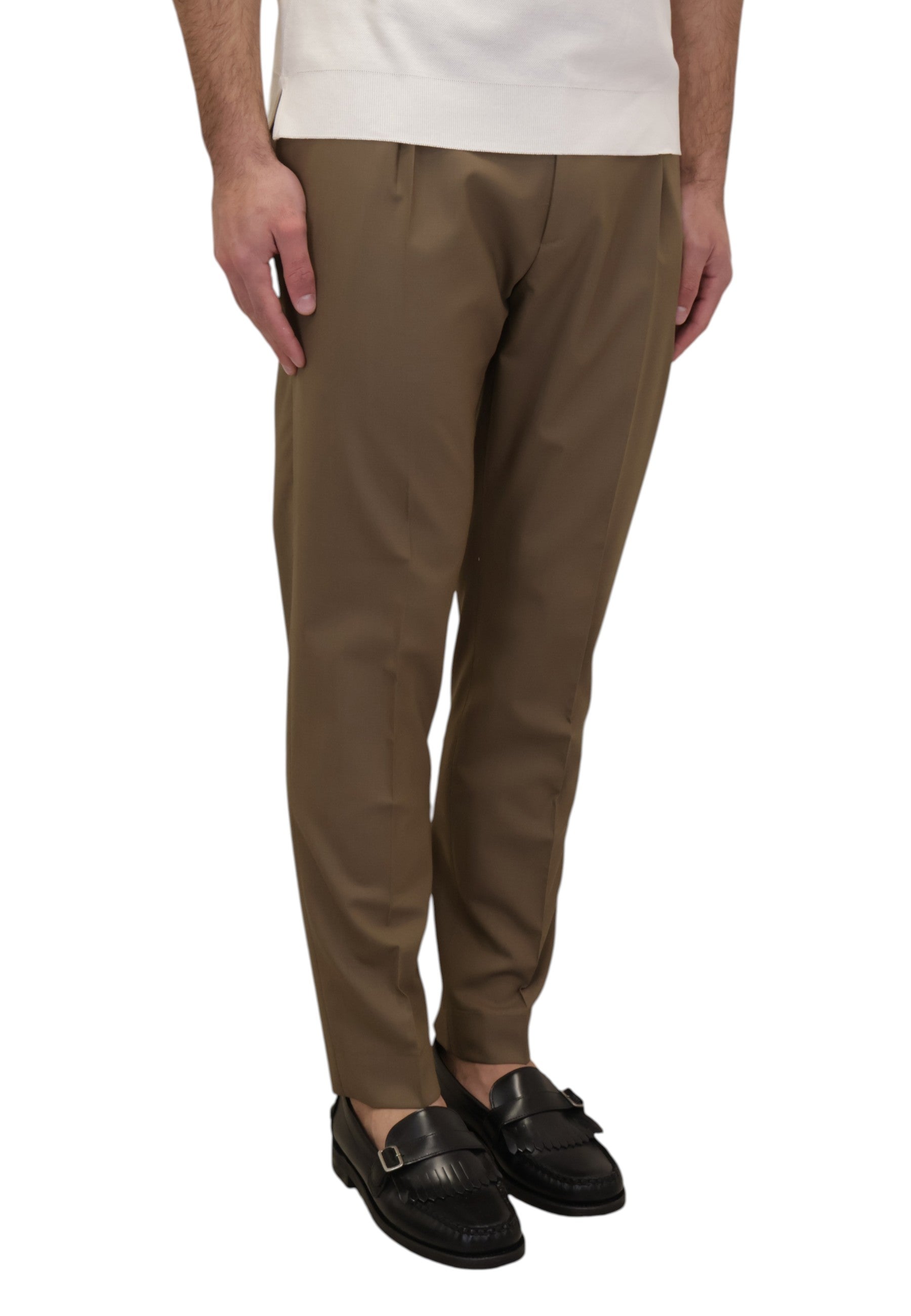 PANTALONI CON COULISSE Marrone Be.able