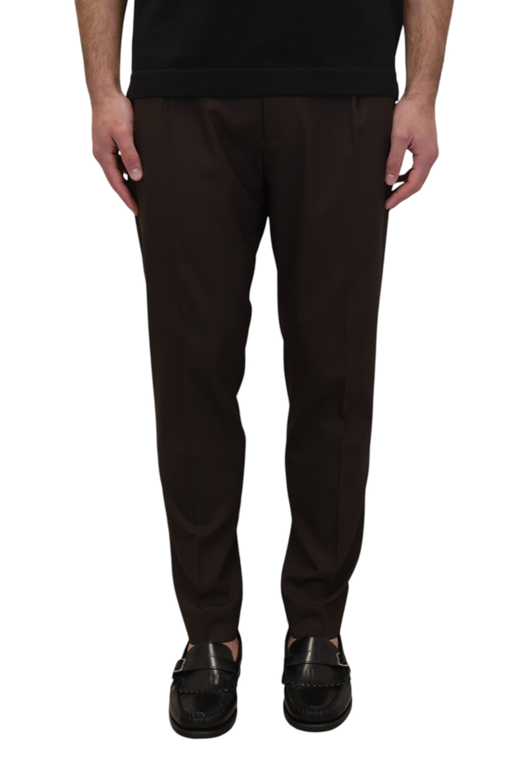 PANTALONI CON COULISSE Marrone Be.able