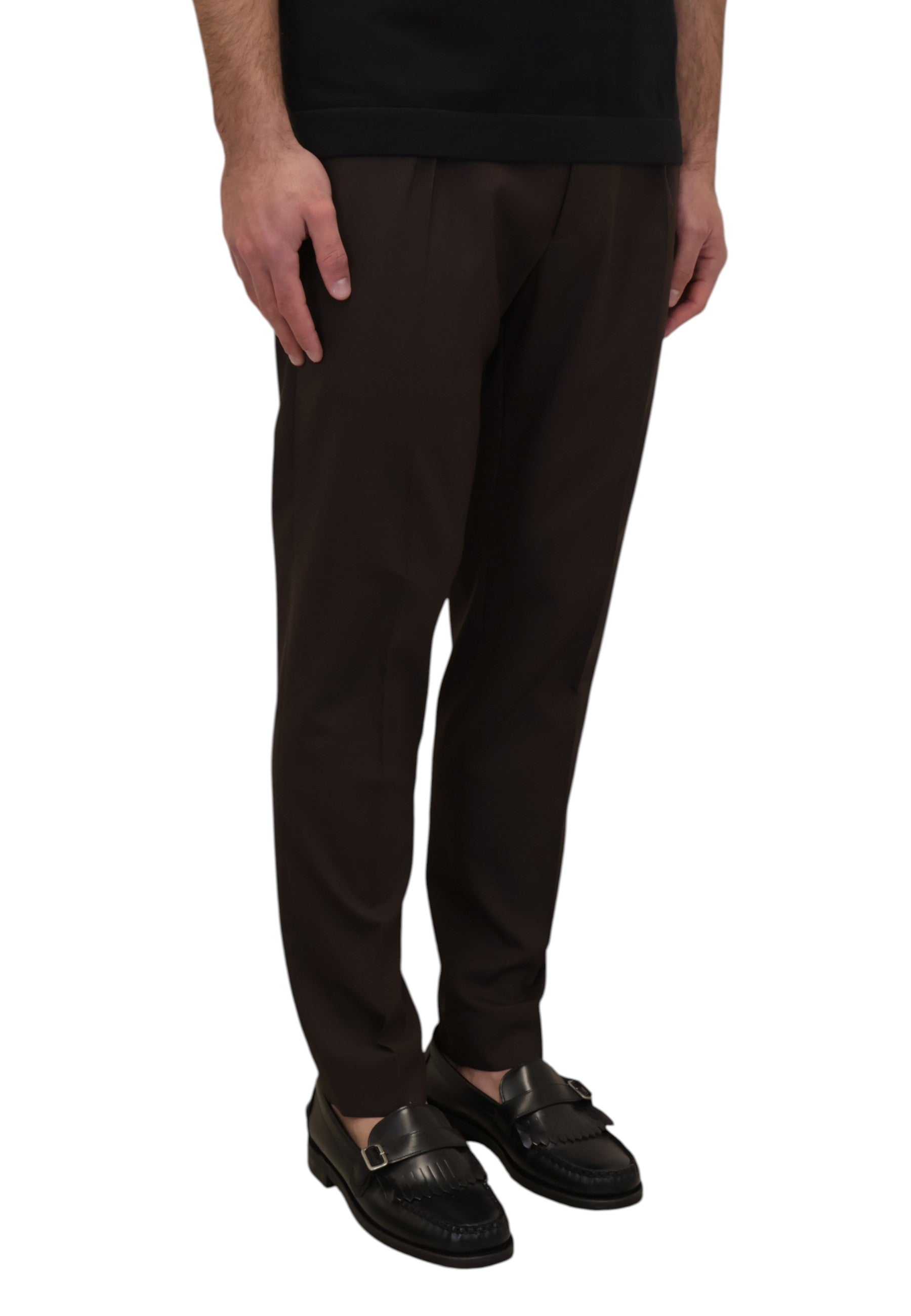 PANTALONI CON COULISSE Marrone Be.able