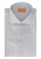 CAMICIE MANICA LUNGA Celeste Grigio