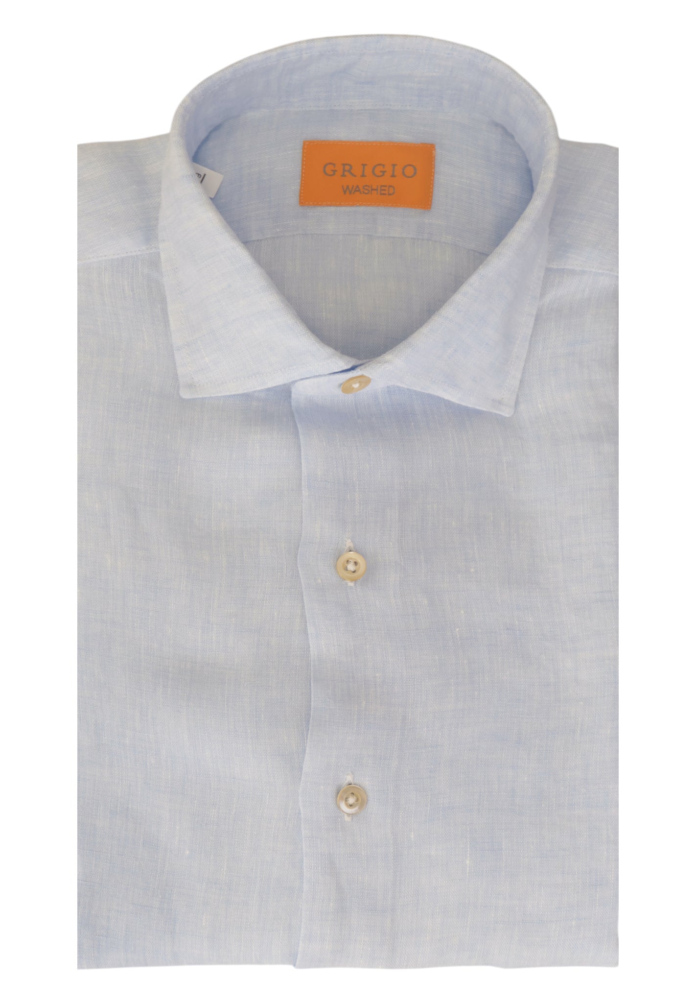 CAMICIE MANICA LUNGA Celeste Grigio