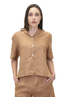 CAMICIE MANICA CORTA Beige Academia