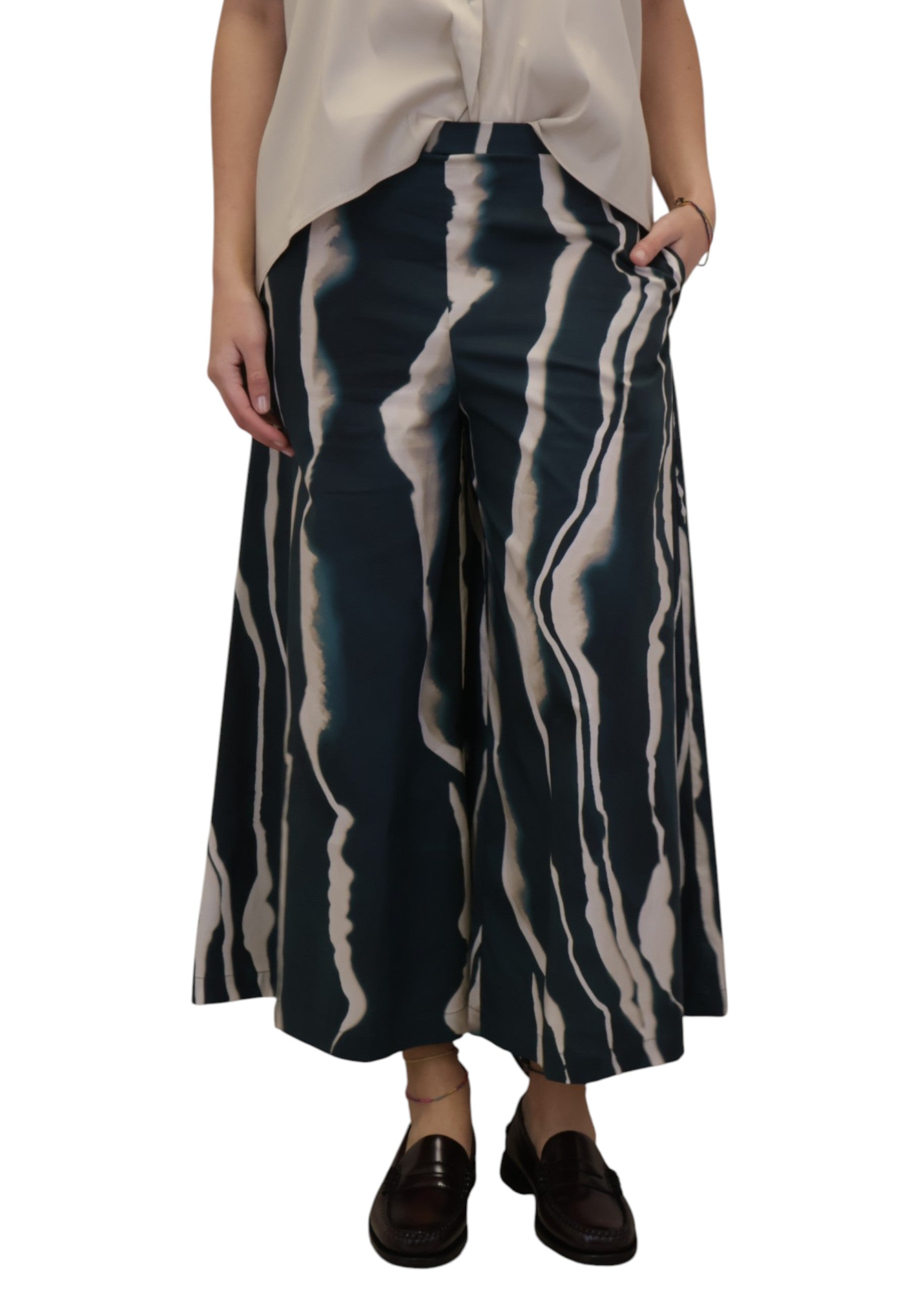 PANTALONI Verde Liviana Conti