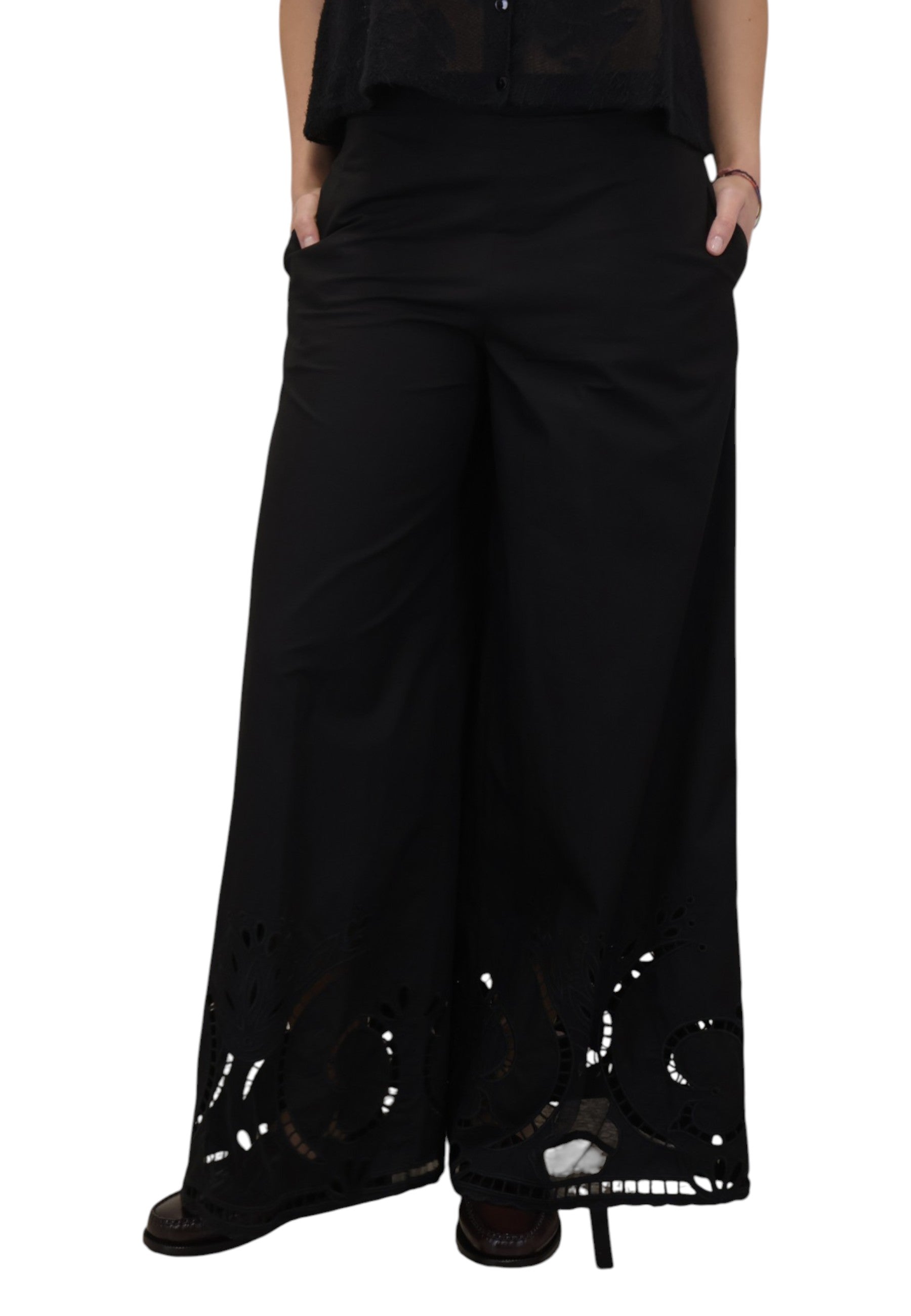 PANTALONI Nero Liviana Conti