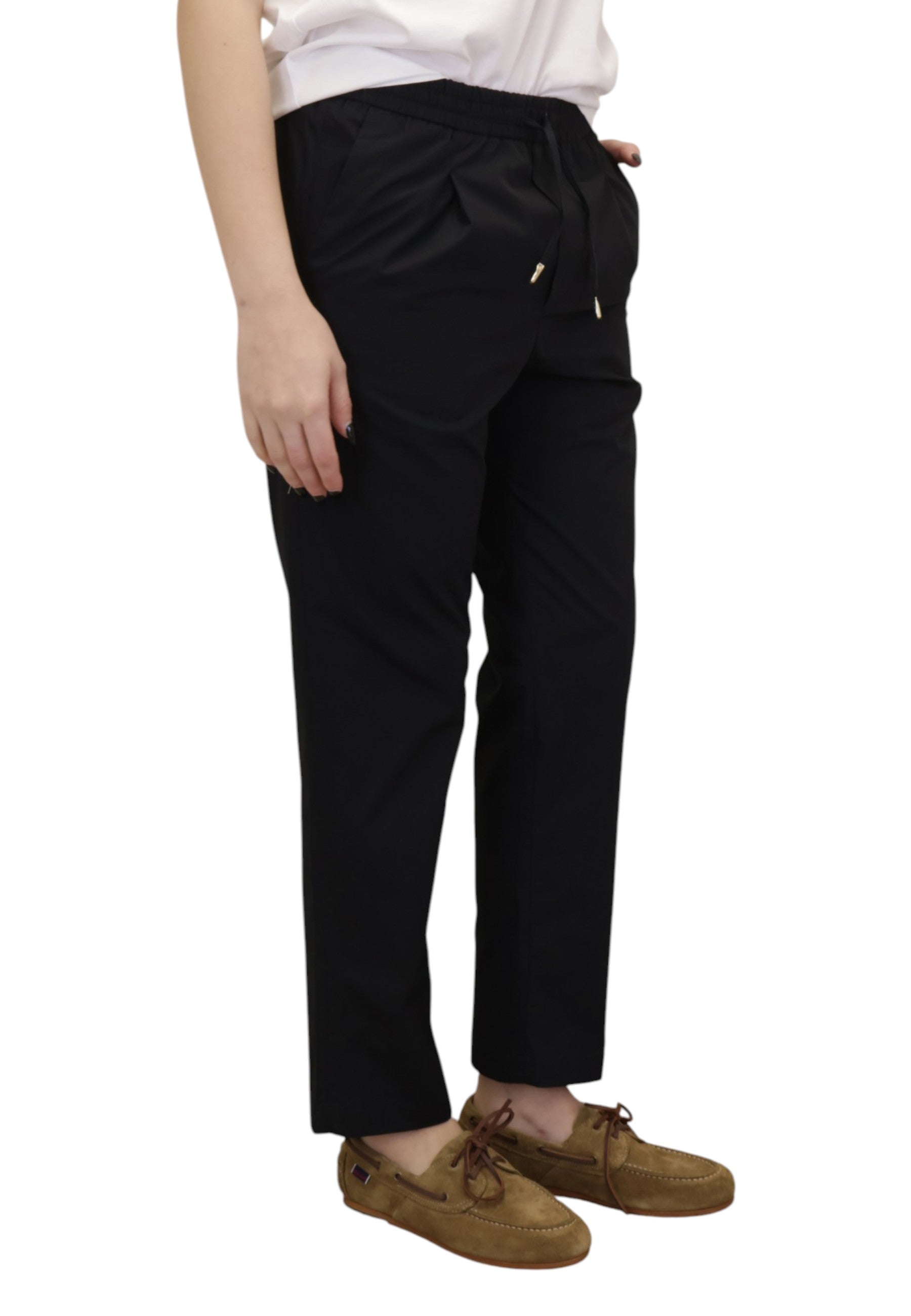 PANTALONI CON COULISSE Nero Briglia Genderless 1949