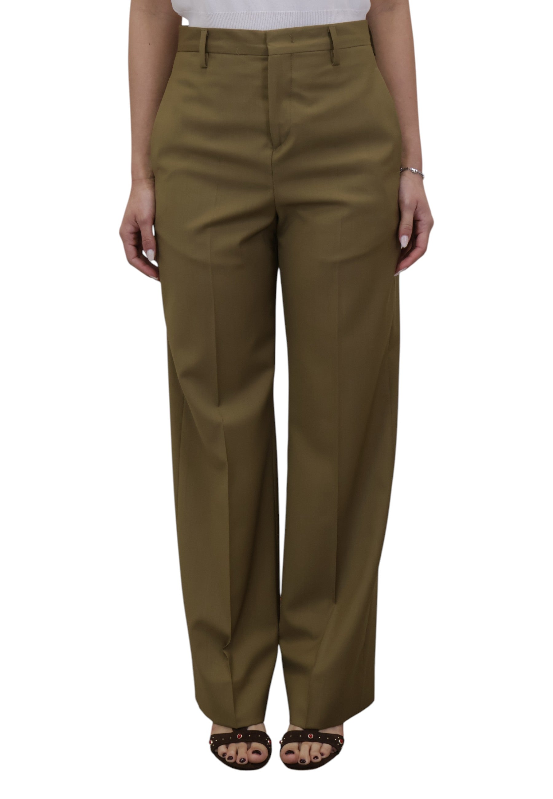 PANTALONI TASCA A FILO Verde Briglia Genderless 1949