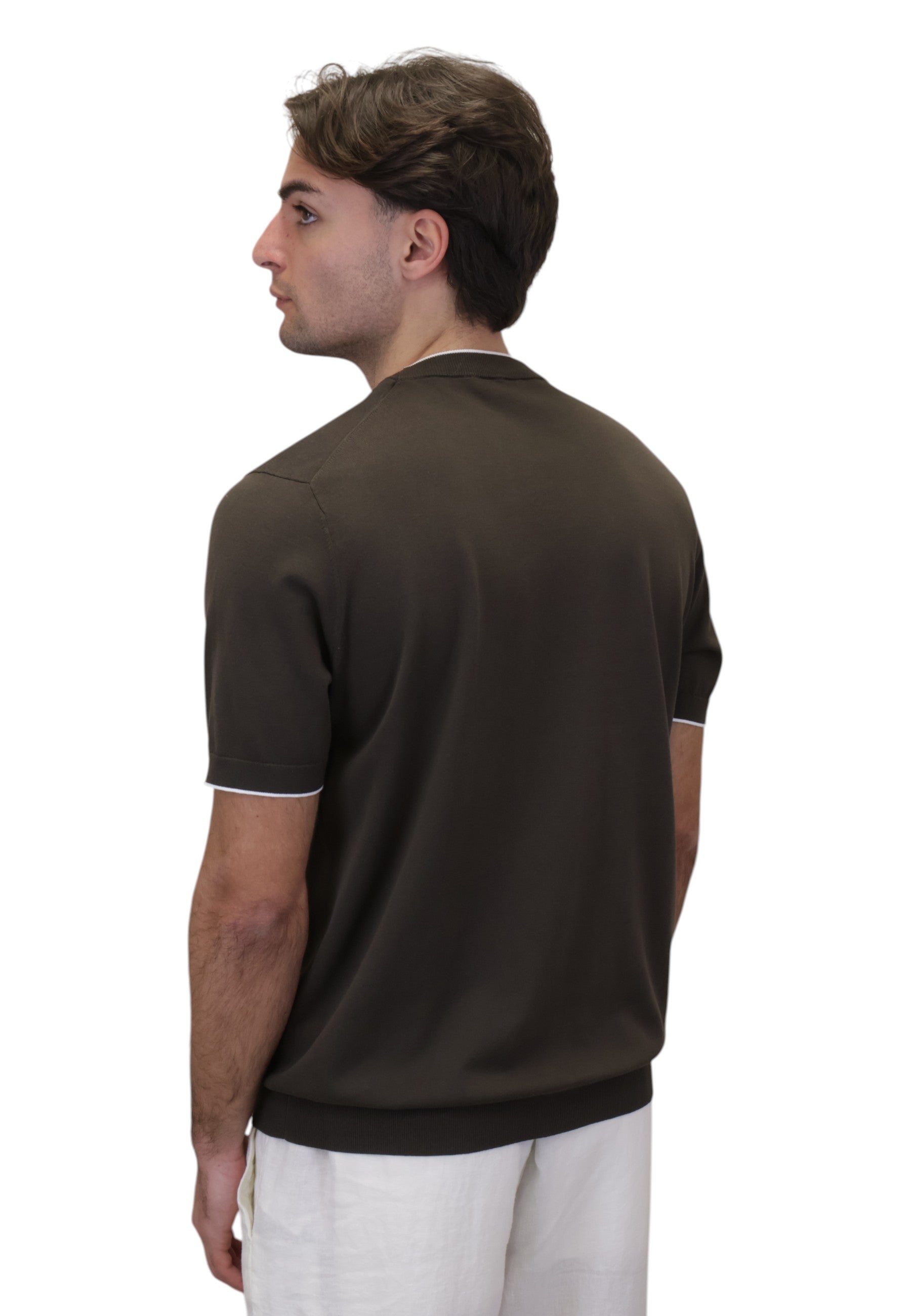 GIROCOLLO MANICA CORTA Marrone Kangra