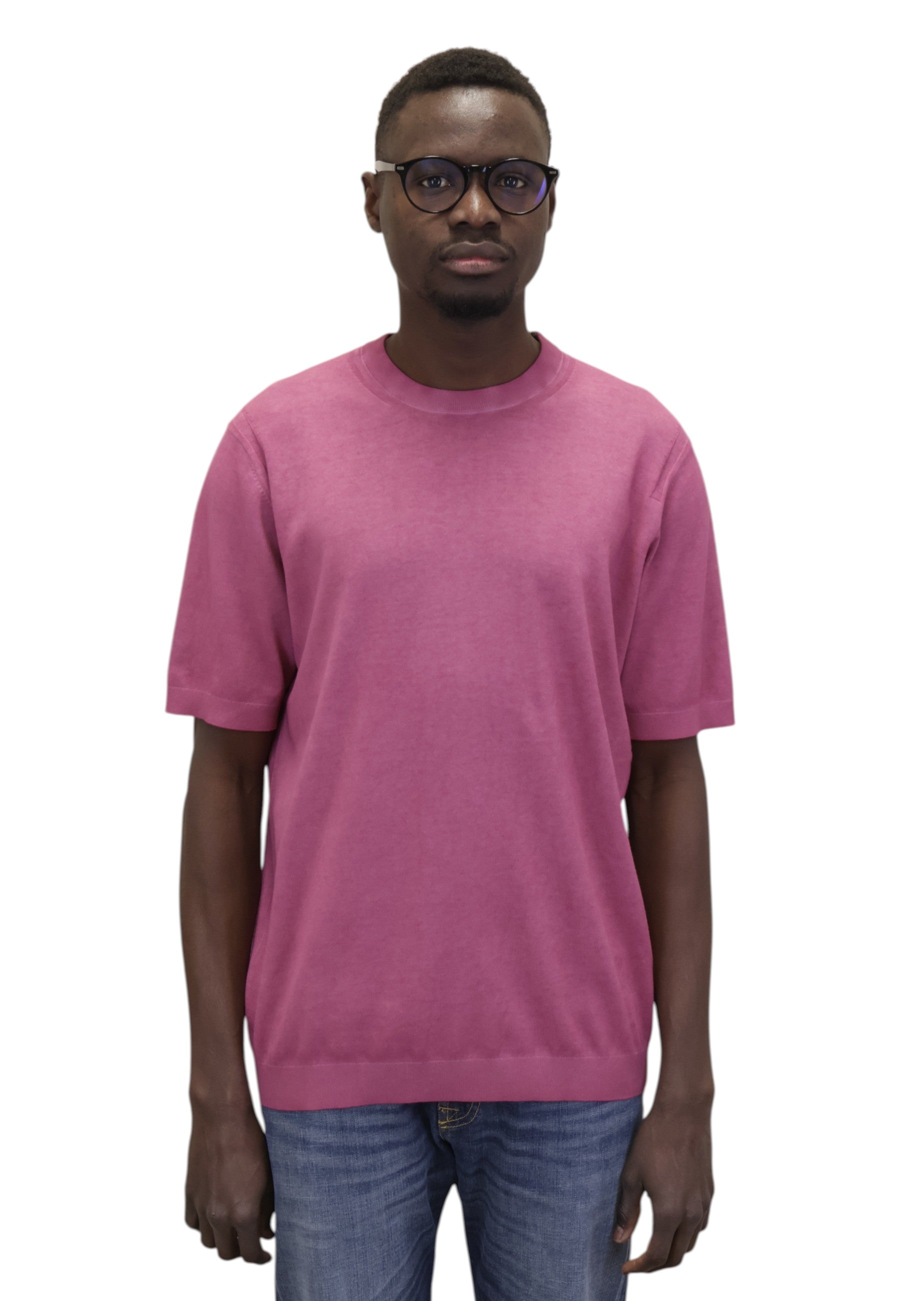 GIROCOLLO MANICA CORTA Rosa Kangra