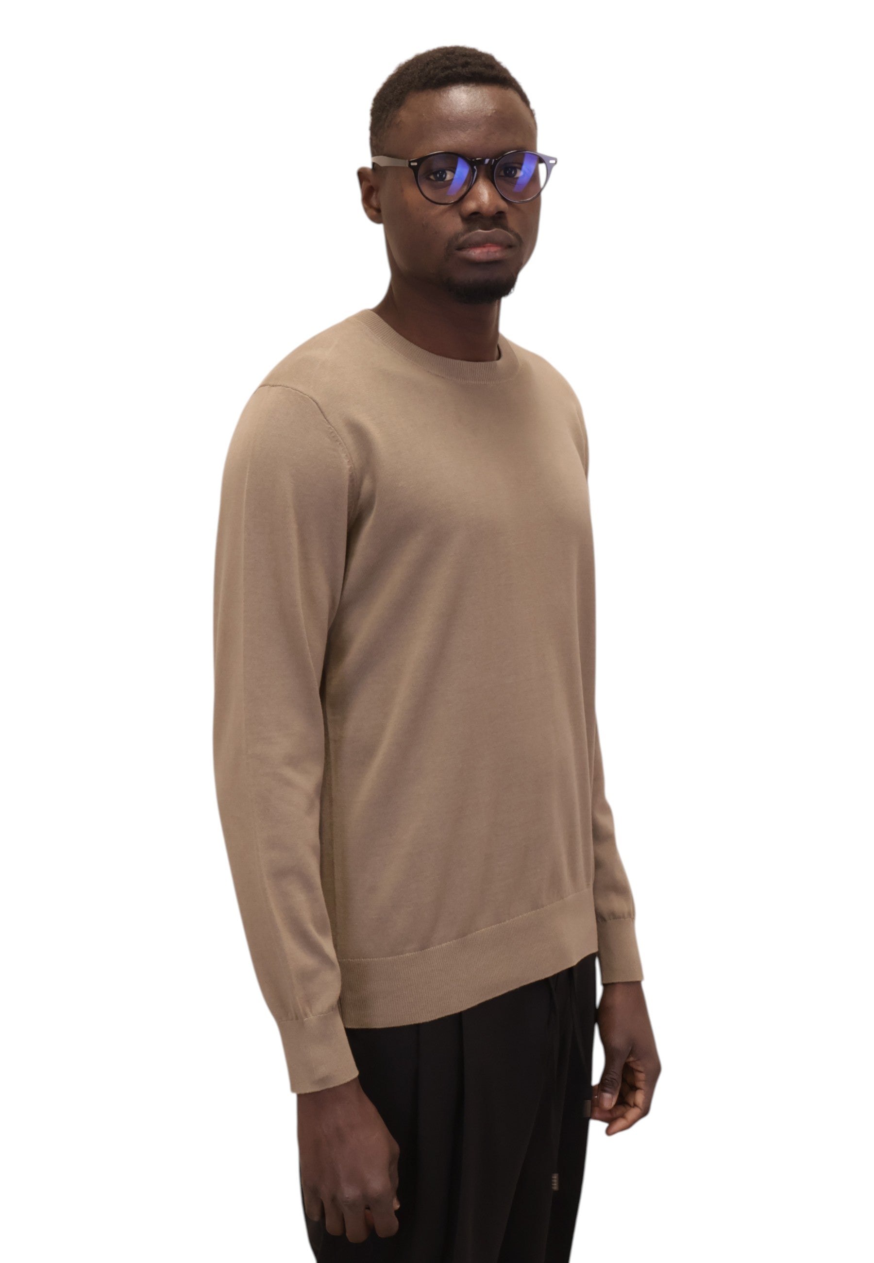 GIROCOLLO MANICA LUNGA Beige Kangra