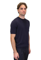 GIROCOLLO MANICA CORTA Blu Kangra