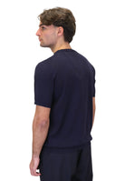 GIROCOLLO MANICA CORTA Blu Kangra