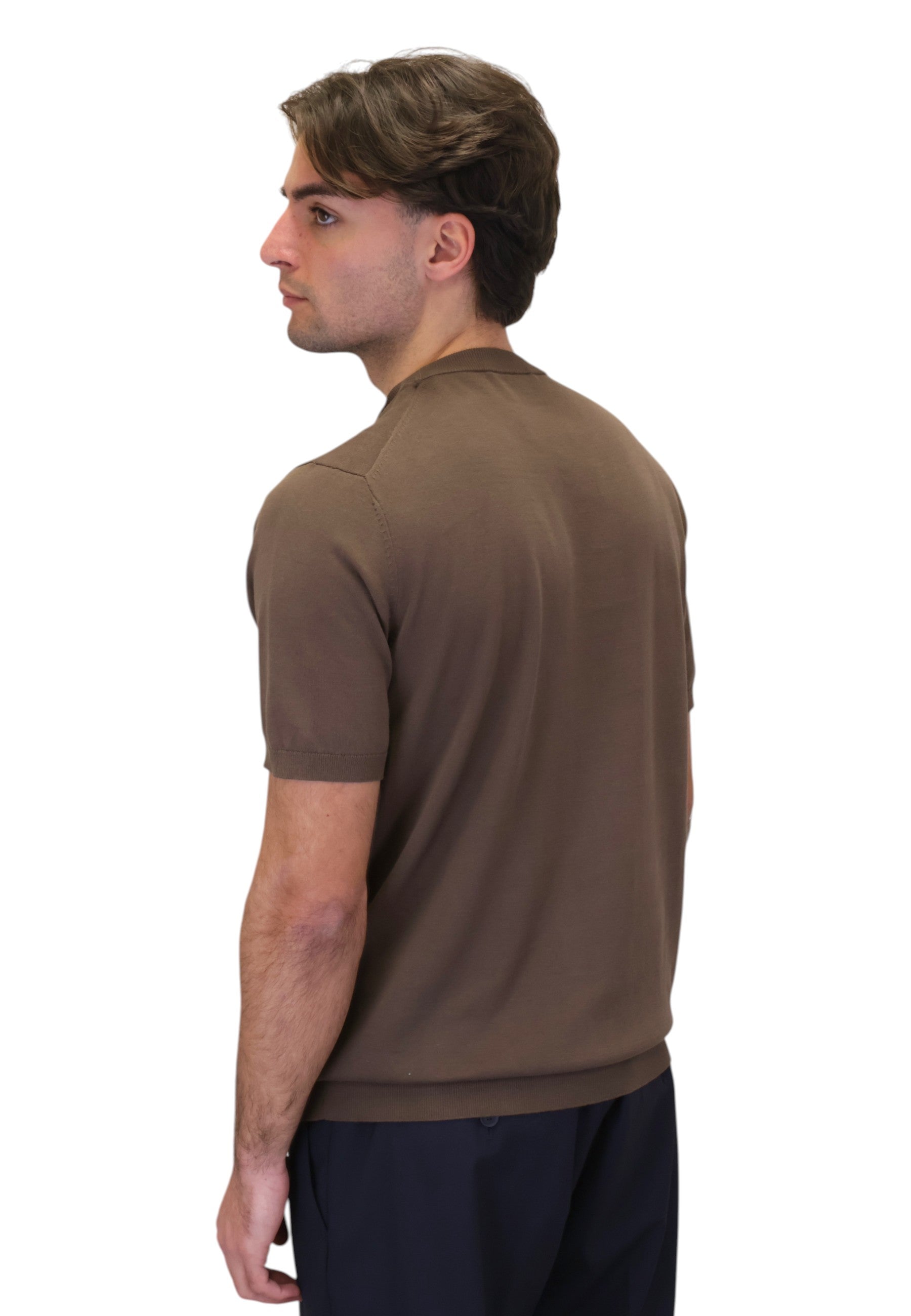 GIROCOLLO MANICA CORTA Marrone Kangra