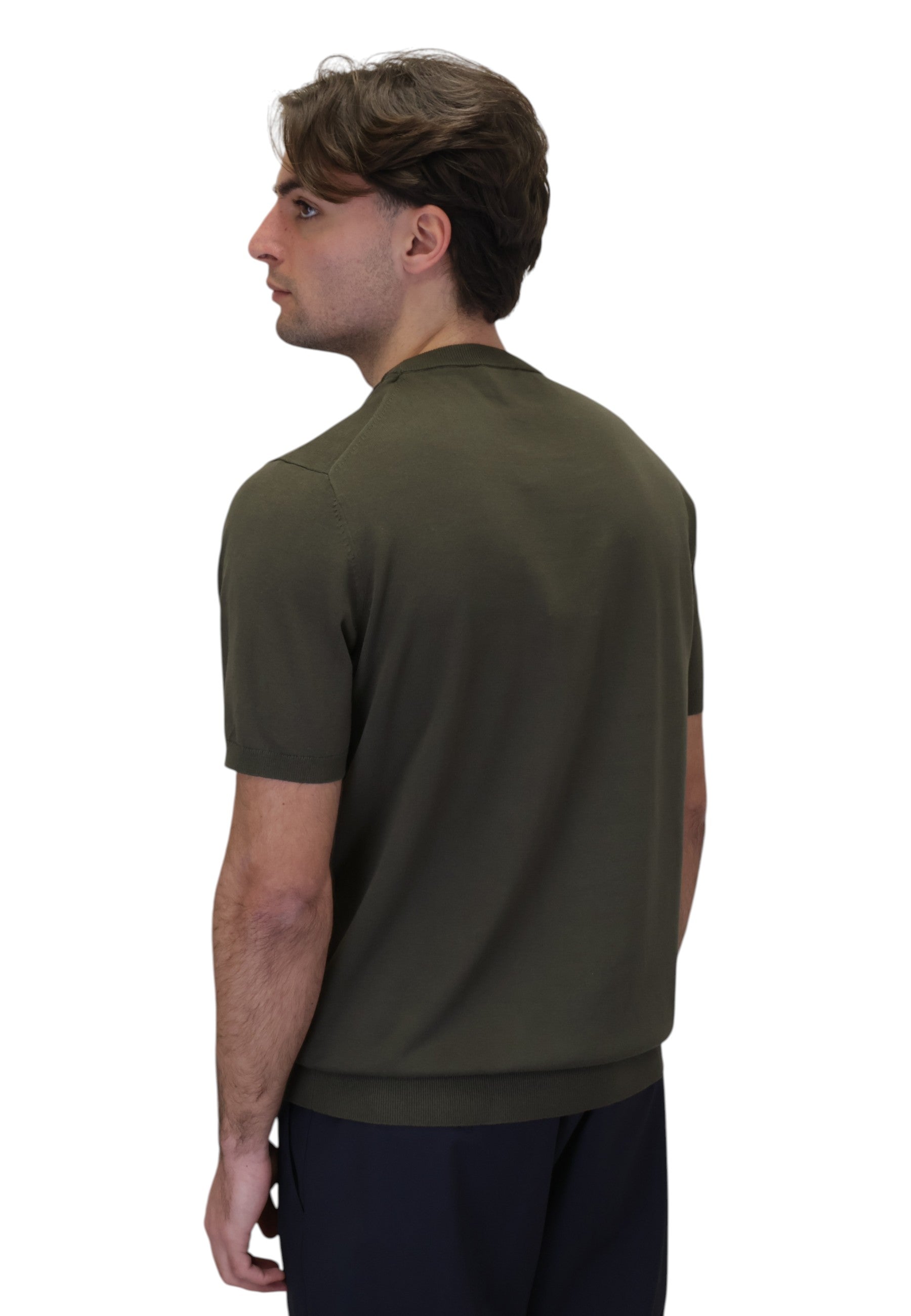 GIROCOLLO MANICA CORTA Verde Kangra