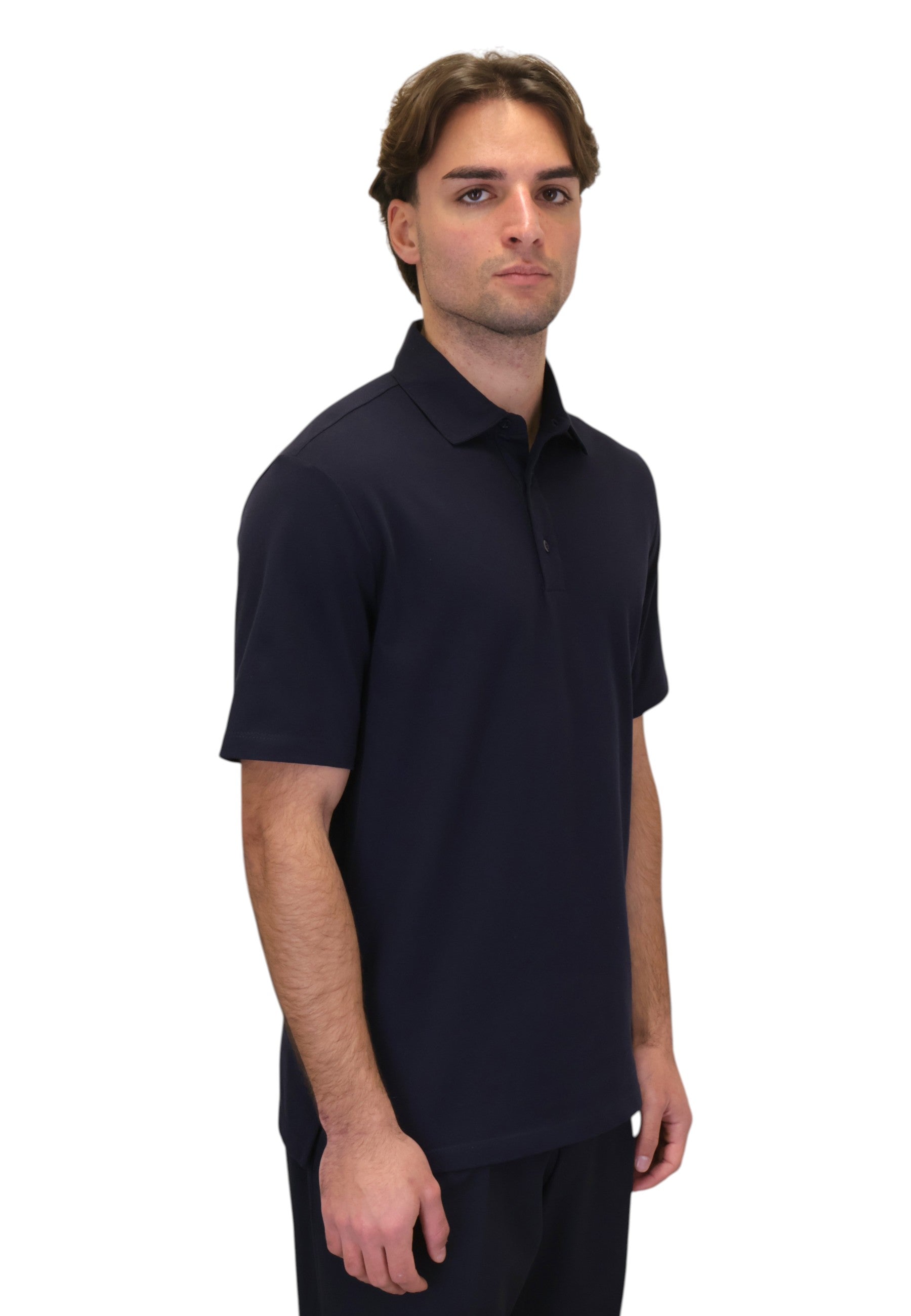 POLO A MANICA CORTA Blu Kangra