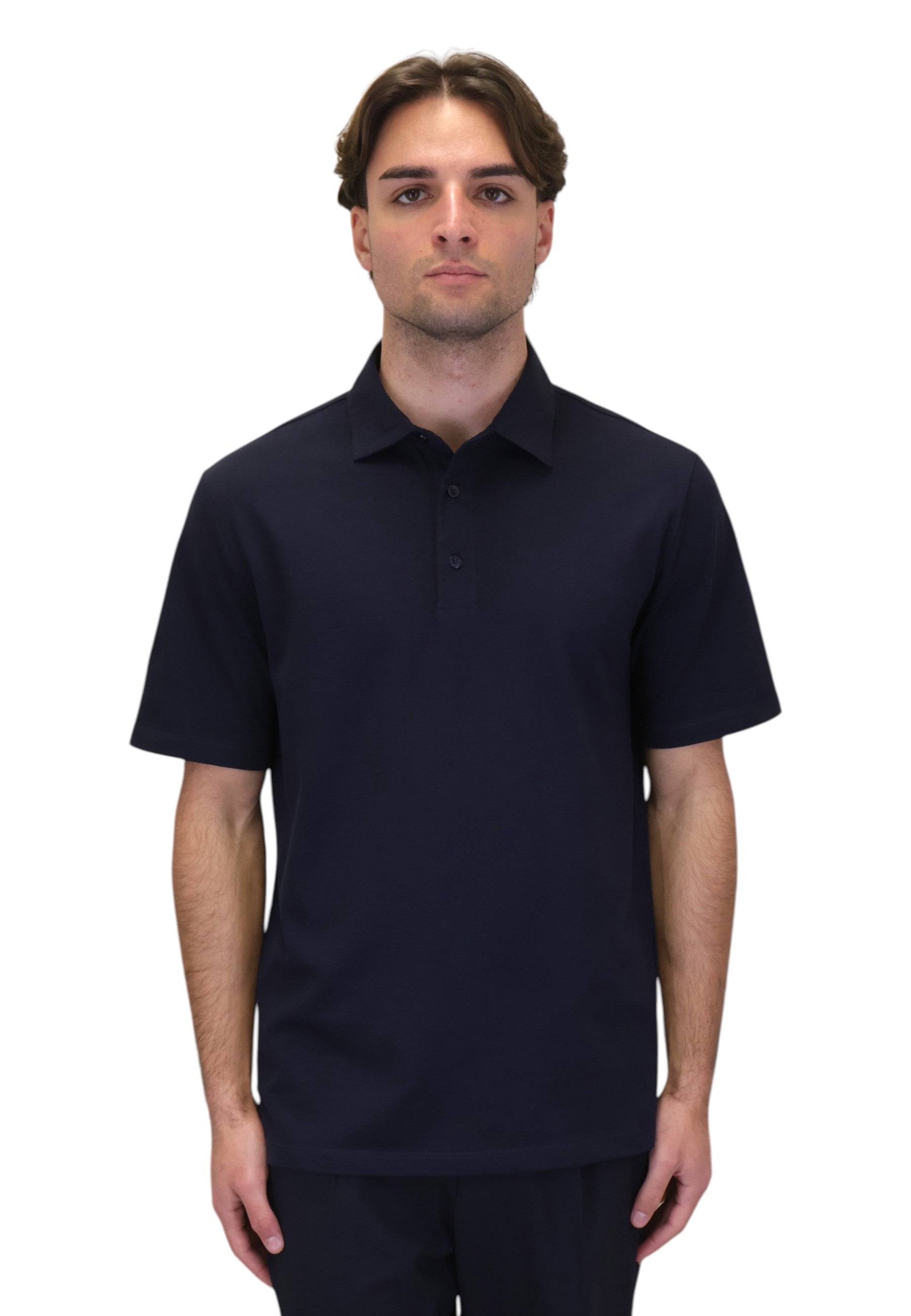 POLO A MANICA CORTA Blu Kangra