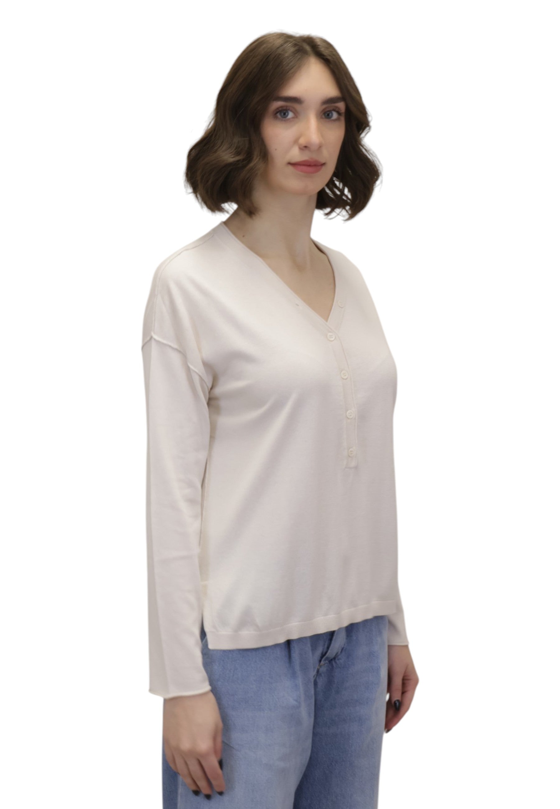MAGLIE A SERAFINO Beige Kangra