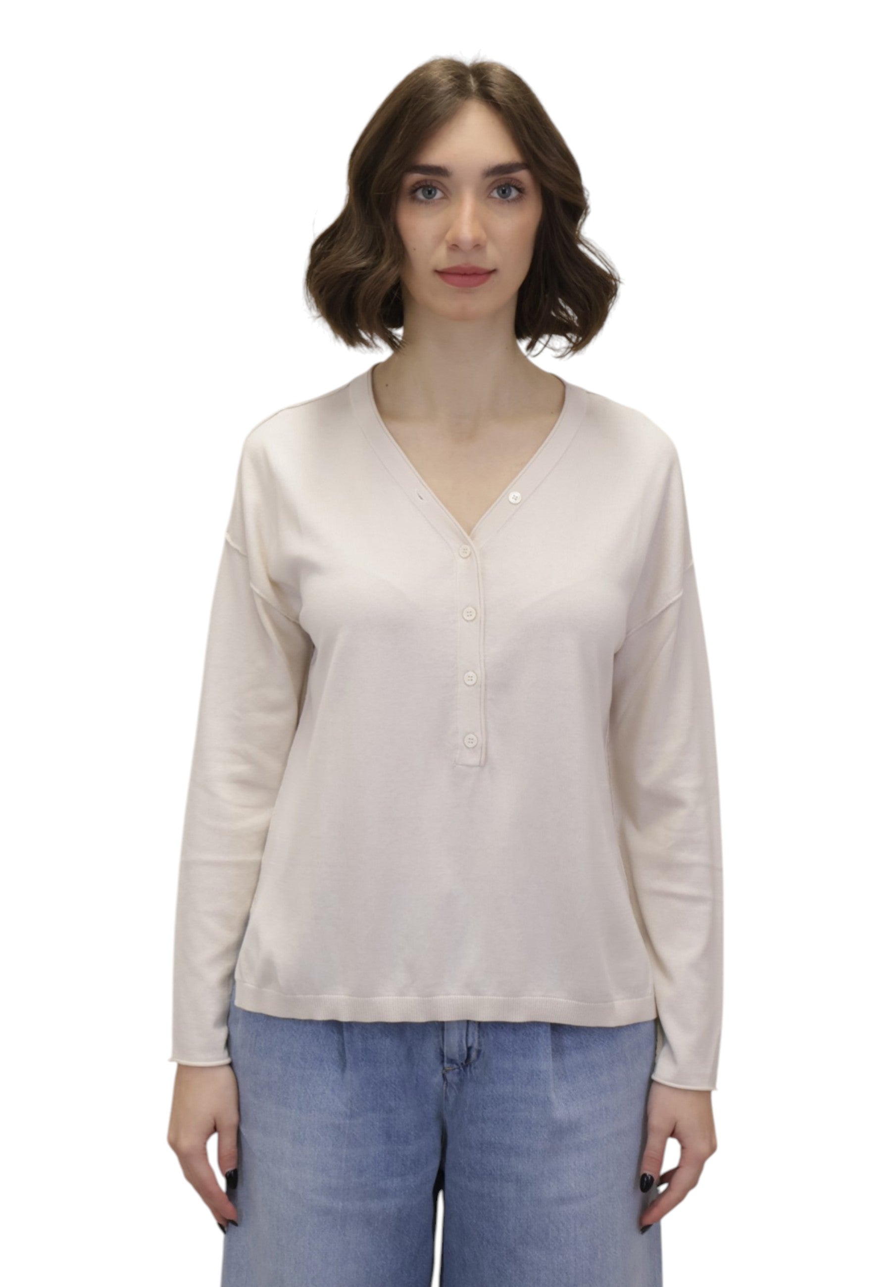 MAGLIE A SERAFINO Beige Kangra