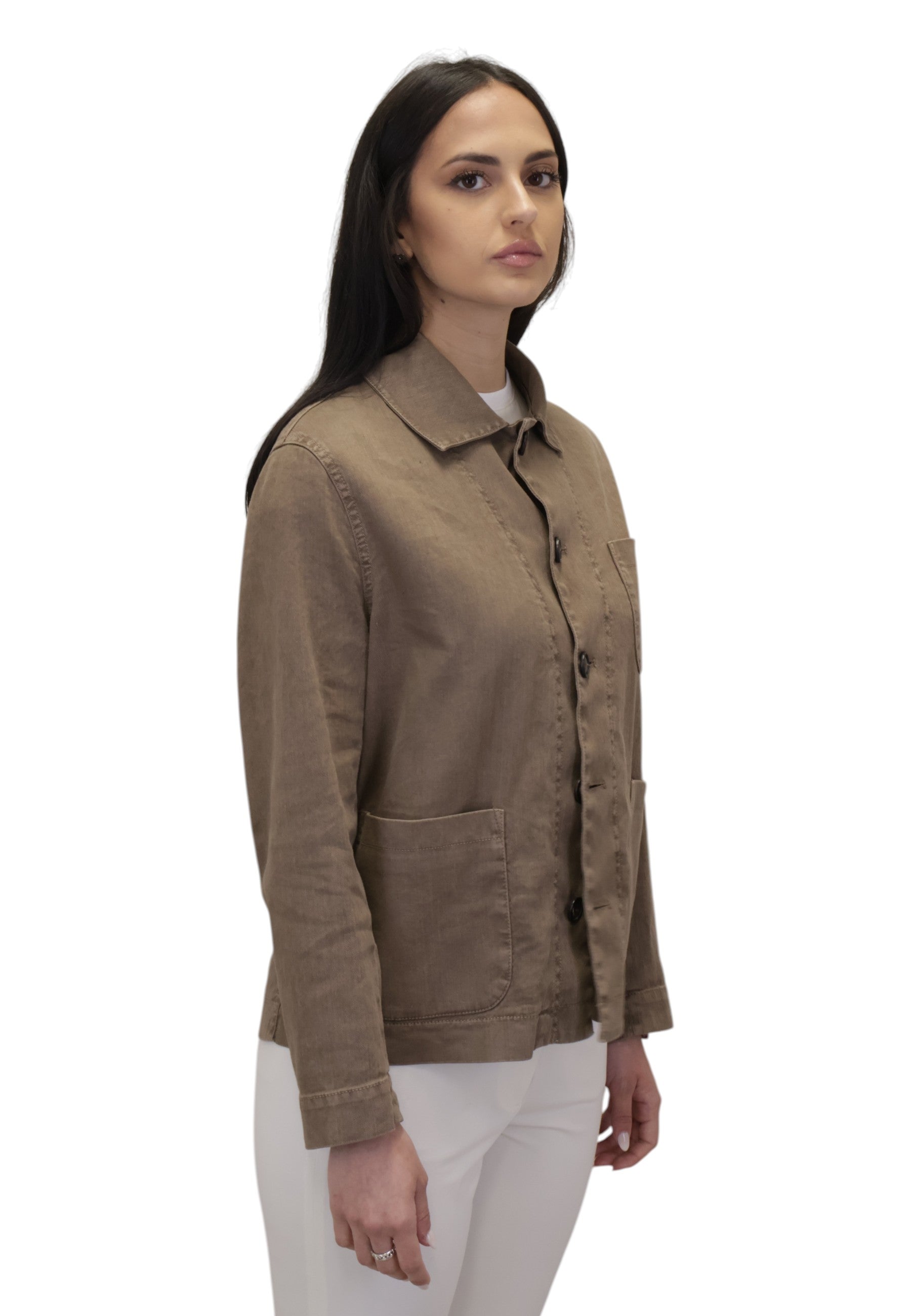 OVERSHIRT Marrone Circolo 1901