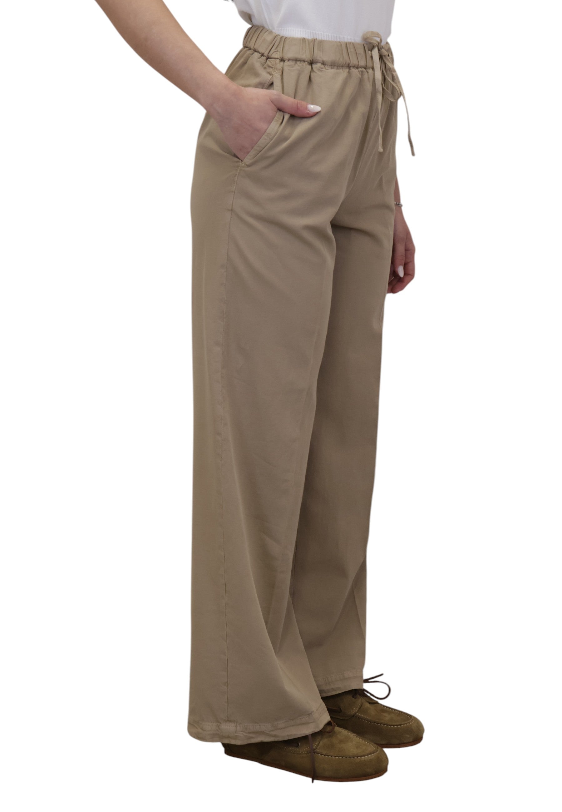 PANTALONI CON COULISSE Beige Circolo 1901