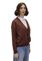 CARDIGAN Marrone Roberto Collina