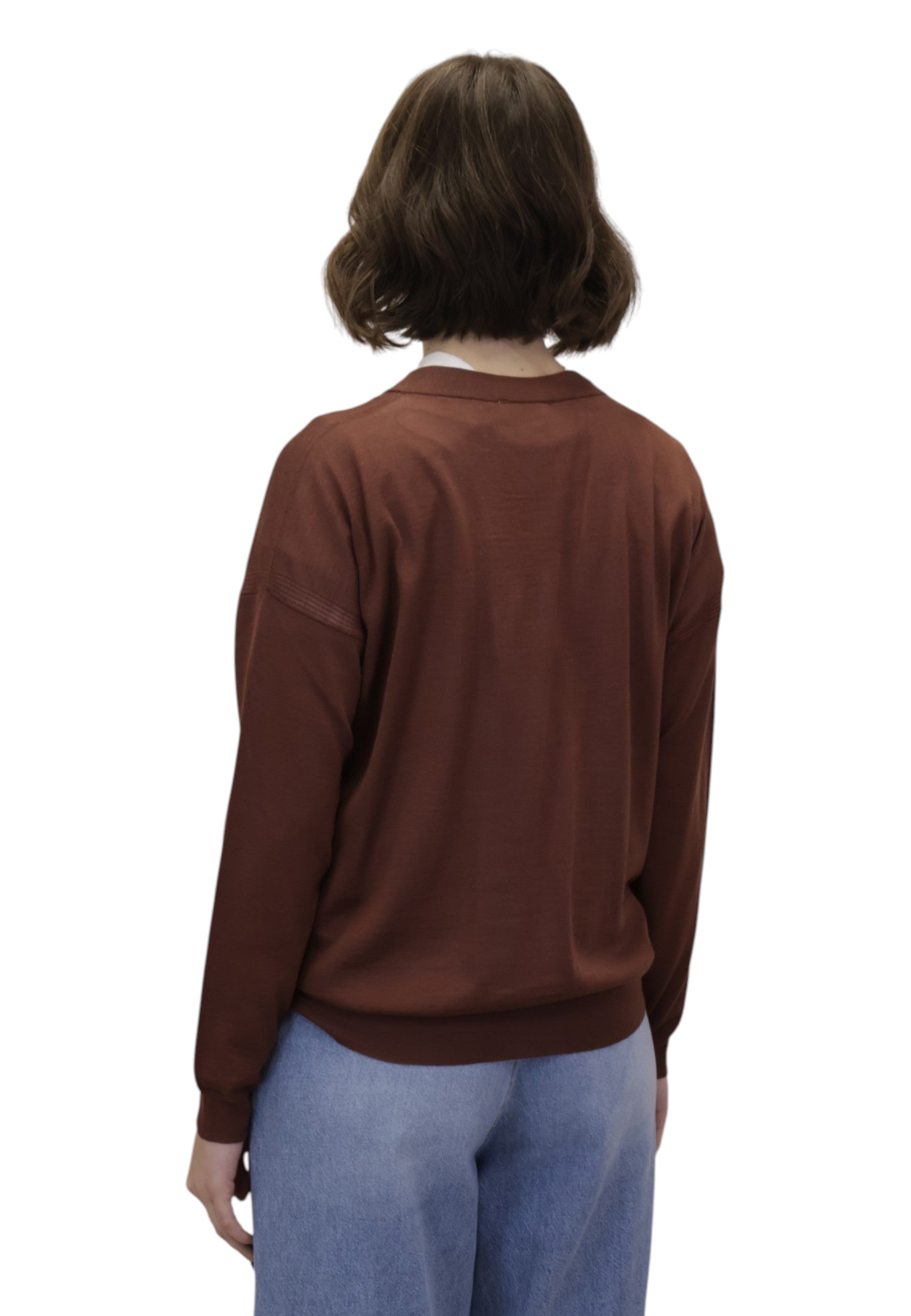 CARDIGAN Marrone Roberto Collina