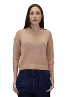 GIROCOLLO MANICA CORTA Beige Roberto Collina