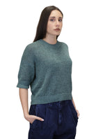 GIROCOLLO MANICA CORTA Verde Roberto Collina