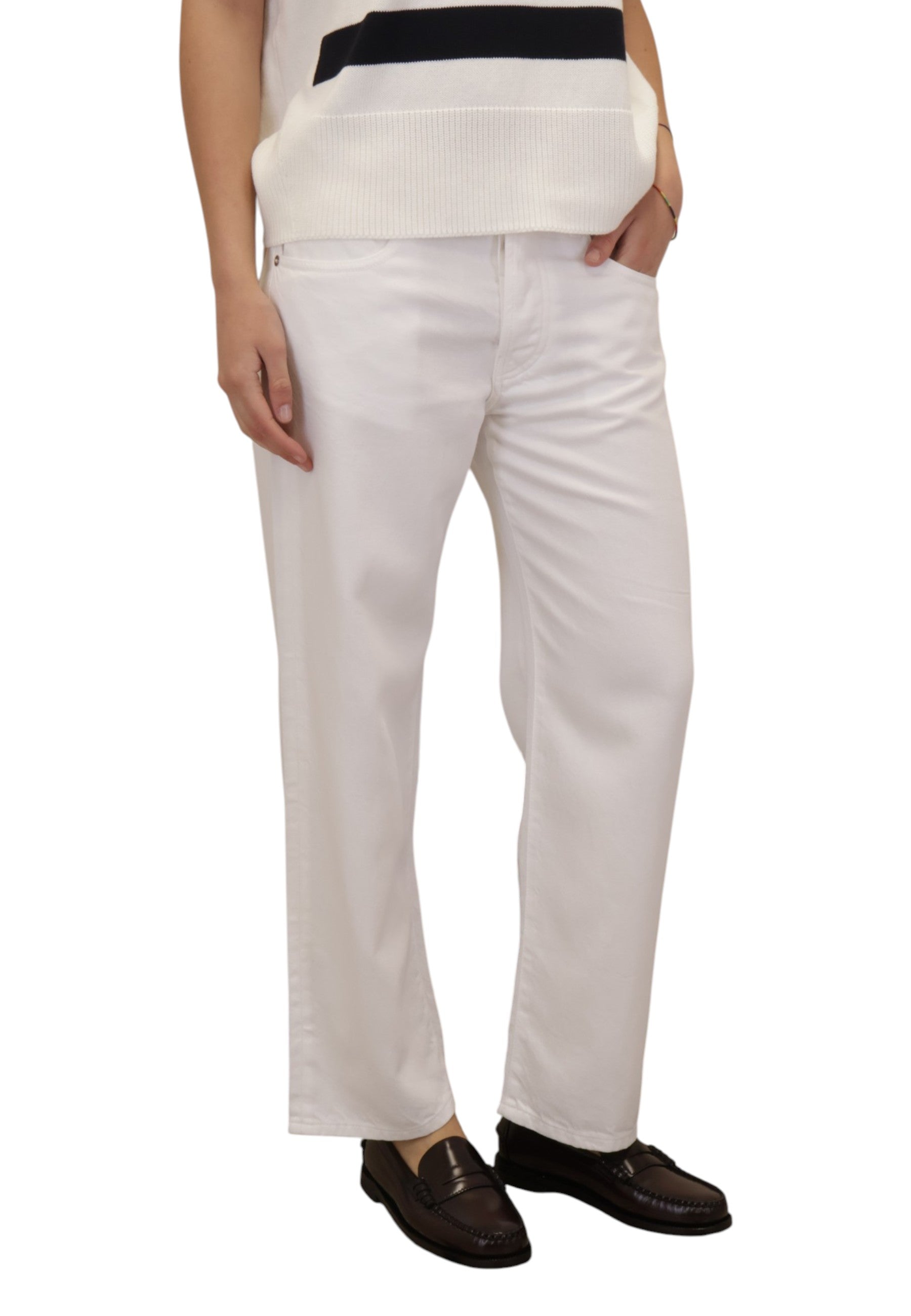PANTALONI Bianco Roy Roger's