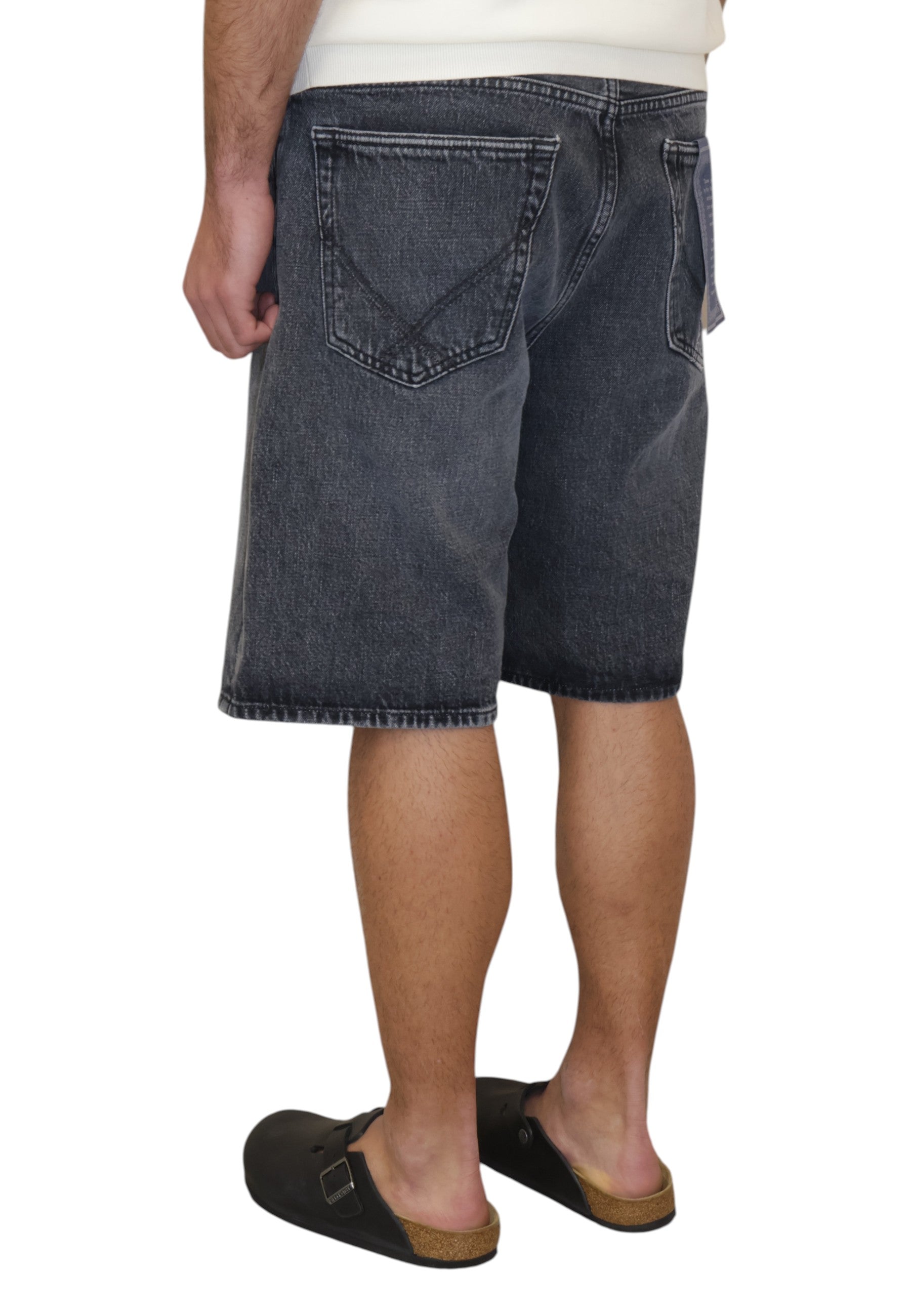 BERMUDA IN JEANS Nero Roy Roger's